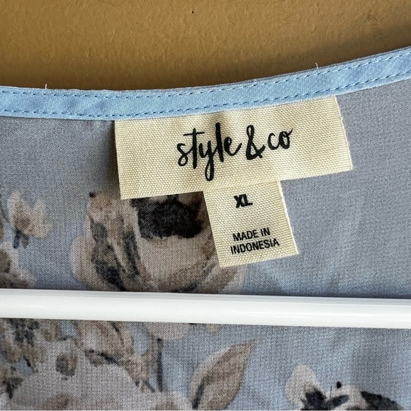 Style & Co Floral Sheer Kimono - Size XL - Vacation Resortwear Summer - Picture 4 of 9